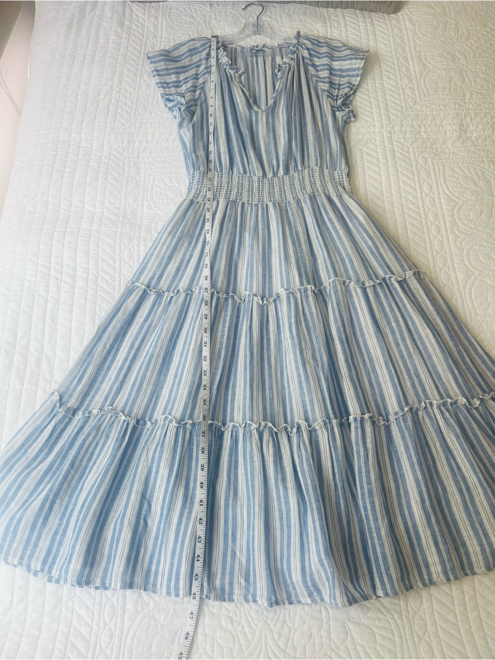 🏝️ Rails Blue and White Striped Maxi Dress - Picture 4 of 7
